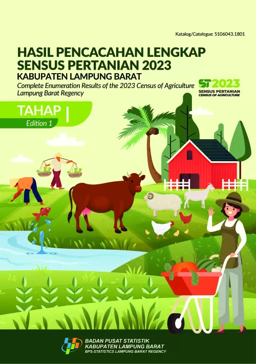 Hasil Pencacahan Lengkap Sensus Pertanian 2023 - Tahap I Kabupaten Lampung Barat